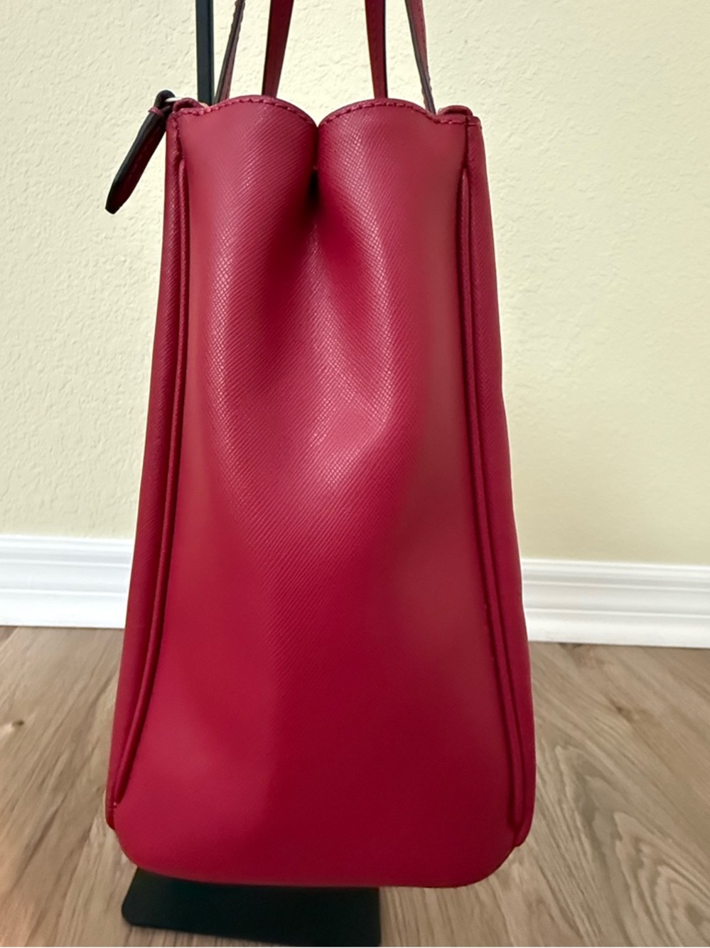 Coach Peyton Leather Tote – Magenta - Picture 4 of 15